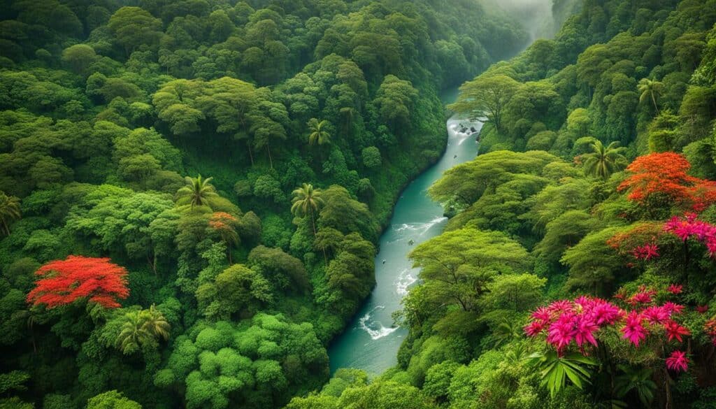 Costa Rican rainforest tour